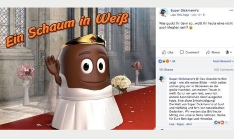 Iklan cokelat yang dianggap bernada rasialis.