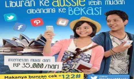 Iklan Indosat yang menyinggung warga Bekasi.