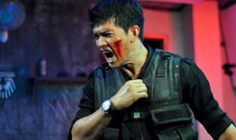 Iko Uwais dalam The Raid.