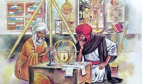 Ilmuwan Muslim (ilustrasi).