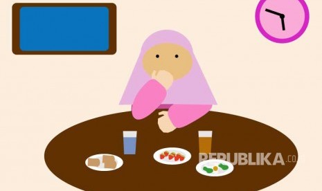 Ilustrasi Anak Berpuasa