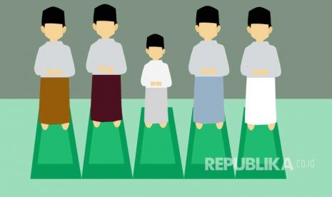 Ilustrasi Shalat Idul Fitri