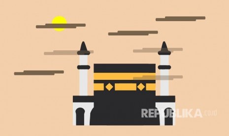 Ilustrasi Awan Debu di Makkah