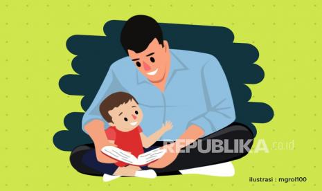 Ilustrasi Ayah dan Anak