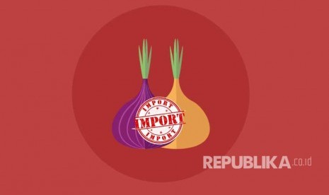 Ilustrasi Bawang Impor