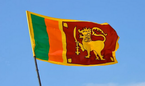 Ilustrasi bendera Sri Lanka