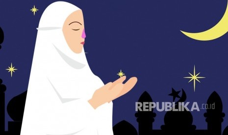  Ilustrasi Berdoa. Bacaan Niat Puasa Qadha Ramadhan