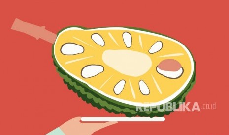  Ilustrasi Buah Nangka