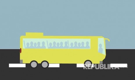  Ilustrasi Bus. Pemerintah Kota Kupang, Nusa Tenggara Timur mulai mengoperasikan lima unit bus angkutan masal dengan tarif bersubsidi.