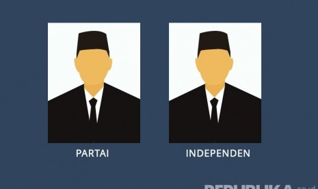 Ilustrasi Calon Independen. (Republika/Mardiah)