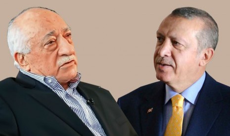 Ilustrasi Erdogan dan Fetullah/Mardiah