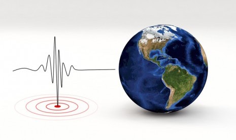 Gempa di Agam sempat membuat warga ketakutan. Ilustrasi Gempa