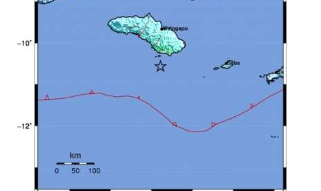 Ilustrasi Gempa Sumba Timur, NTT.