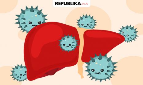 Ilustrasi hepatitis akut.