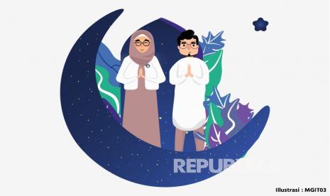 Ini Cara Muhammadiyah Tetapkan 1 Syawal. Ilustrasi Idul Fitri 