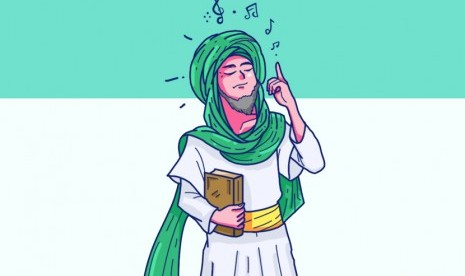 Ilustrasi Ilmuwan Muslim Musik