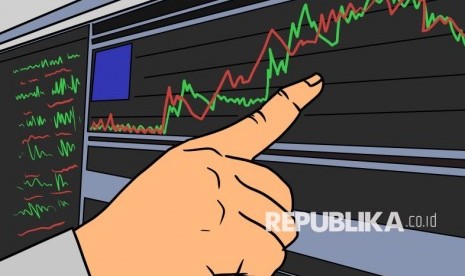 Ilustrasi Indeks Harga Saham. Generasi muda punya minat tinggi terhadap industri keuangan syariah 