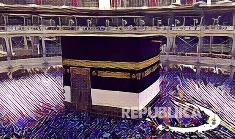 Ilustrasi Ka'bah (Foto: EH Ismail: Edit: Yogi Ardhi)