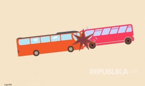 Ilustrasi Kecelakaan Bus