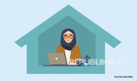 Wanita sedang bekerja (ilustrasi). Menjadikan masalah sebagai sumber penghasilan untuk bertahan hidup adalah salah satu bentuk penerimaan terhadap masalah yang dihadapi.