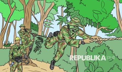 Ilustrasi Latihan Militer