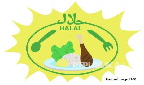 Makanan halal (ilustrasi). Produk makanan dan minuman di Indonesia diwajibkan memiliki sertifikat halal pada 2024. 