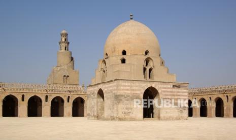 ILUSTRASI Masjid Ibnu Tulun di Kairo, Mesir.