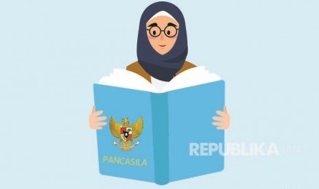 pancasila (ilustrasi)