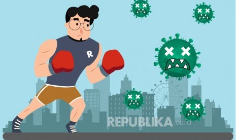 Ilustrasi Melawan Virus Corona. Perwakilan Organisasi Kesehatan Dunia (WHO) untuk Indonesia, N Paranietharan, mengakui Indonesia memang memiliki kesiapan dan kompetensi dalam mendeteksi dan mencegah penyebaran virus korona Covid-19. 