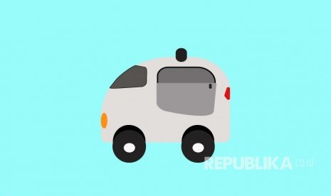 Ilustrasi Mobil Swakemudi