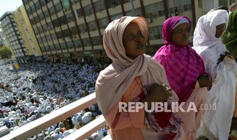 Jumlah umat Islam di negara-negara Afrika berkembang pesat . Ilustrasi Muslim Afrika