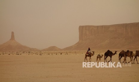 Ilustrasi Padang Pasir. Ketika Nabi Muhammad SAW Bersiap Pindah ke Madinah