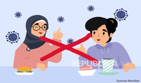 Restoran cepat saji KFC di Senopati, Kebayoran Baru, Jakarta Selatan, disegel karena melanggar aturan penerimaan pengunjung dan protokol kesehatan di masa PSBB Transisi. [Ilustrasi  pelanggar PSBB]