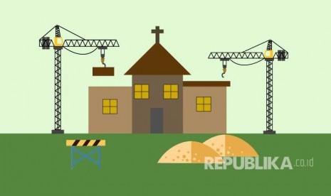 Relaksasi Rumah Ibadah Non-Muslim Perlu Persetujuan Depkes. Foto: ilustrasi gereja