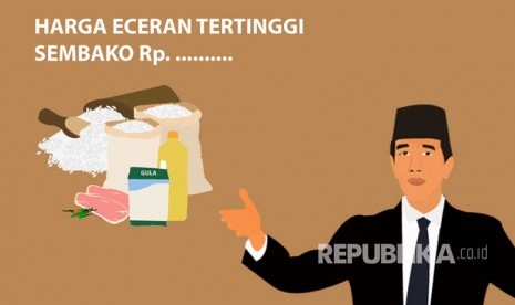 Ilustrasi Pemerintah tetapkan Harga Eceran tertinggi (HET) Sembako