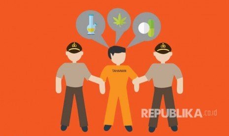 Ilustrasi Penangkapan Narkoba. Polres Jakarta Pusat menangkap seseorang yang diduga sebagai produsen tembakau gorila cair.