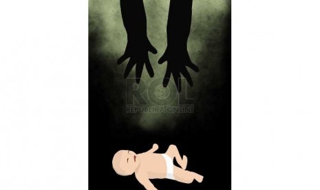 Ilustrasi penculikan bayi.