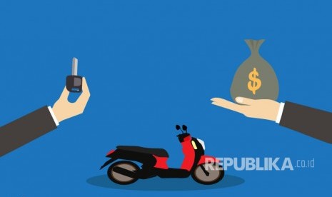 Ilustrasi Penjualan Motor