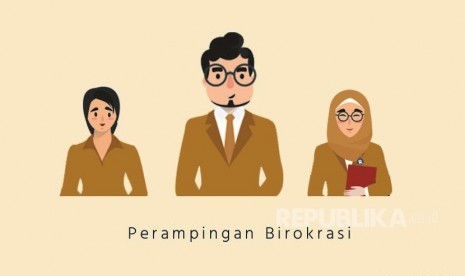 Ilustrasi Perampingan Birokrasi. Menteri Pendayagunaan Aparatur Negara dan Reformasi Birokrasi (PAN-RB) Tjahjo Kumolo mengatakan target pemangkasan eselon menjadi dua level dalam reformas birokrasi tidak dapat diundur ke akhir Desember 2021.