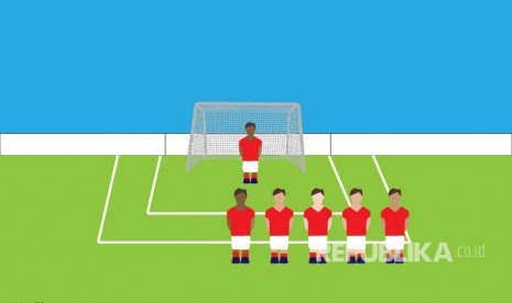 Ilustrasi Permainan Sepak Bola