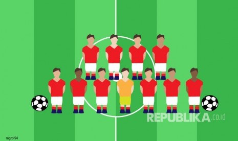 Ilustrasi Permainan Sepak Bola