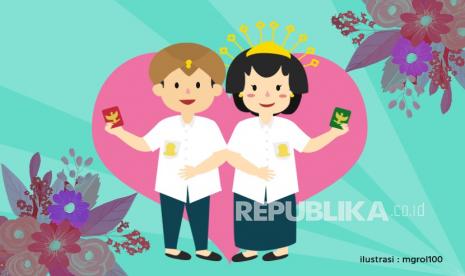 Pernikahan (ilustrasi). Pertunangan bocah perempuan berusia 7 tahun di Desa Dharma Camplong, Kecamatan Camplong, Sampang, Madura, menjadi viral di media sosial.