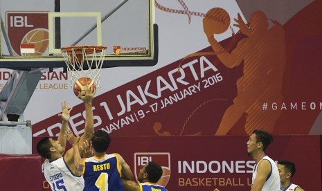 Ilustrasi pertandingan Indonesia Basketball League atau IBL 