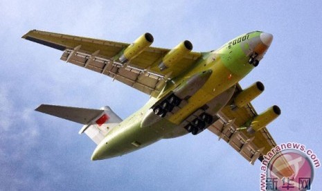 ilustrasi pesawat Taiwan Y-20 