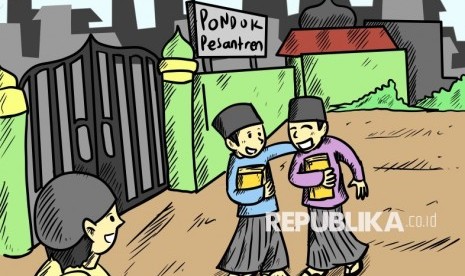 Ilustrasi Pondok Pesantren. Cegah Kekerasan, Majelis Masyayikh: Kesadaran Internal Pesantren Penting