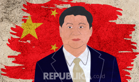 Ilustrasi Presiden Cina Xi Jinping