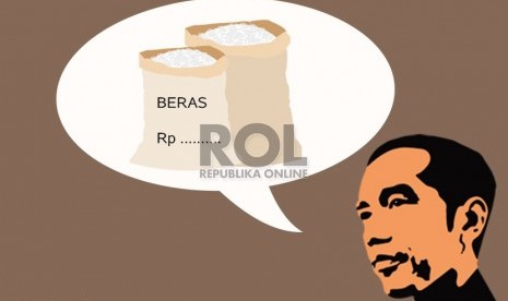 Ilustrasi Presiden merespons kenaikan harga beras dan menegaskan stok nasional di Bulog cukup.