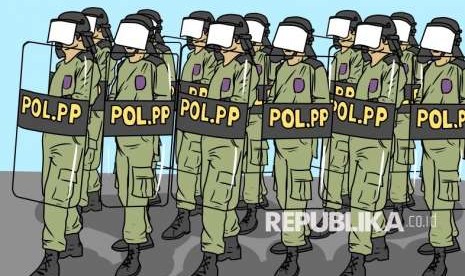 Ilustrasi Satpol PP