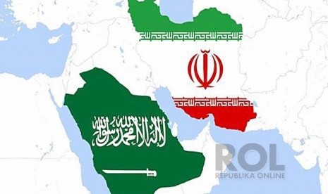 Ilustrasi Saudi vs Iran.