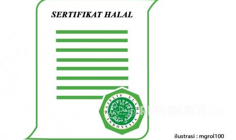 Sertifikat halal (ilustrasi). Pemkab Sleman, Daerah Istimewa Yogyakarta (DIY), menyerahkan 454 sertifikat halal bagi pelaku usaha dari sektor makanan dan minuman yang ada di wilayahnya.